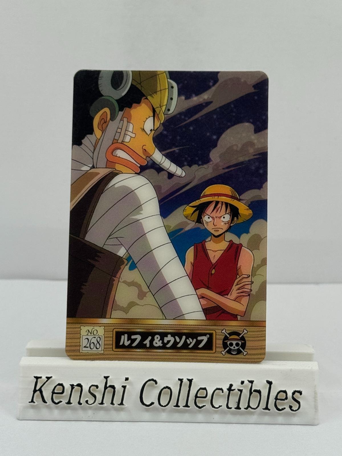 Luffy Usopp Gumica 268 Near Mint