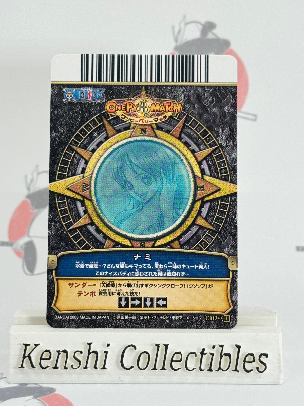 Nami C013 One Piece OnePy Berry Match Craddass Bandai Lightly Played