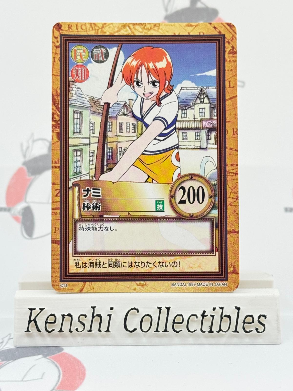 Nami C11 Carddass Moderately Played