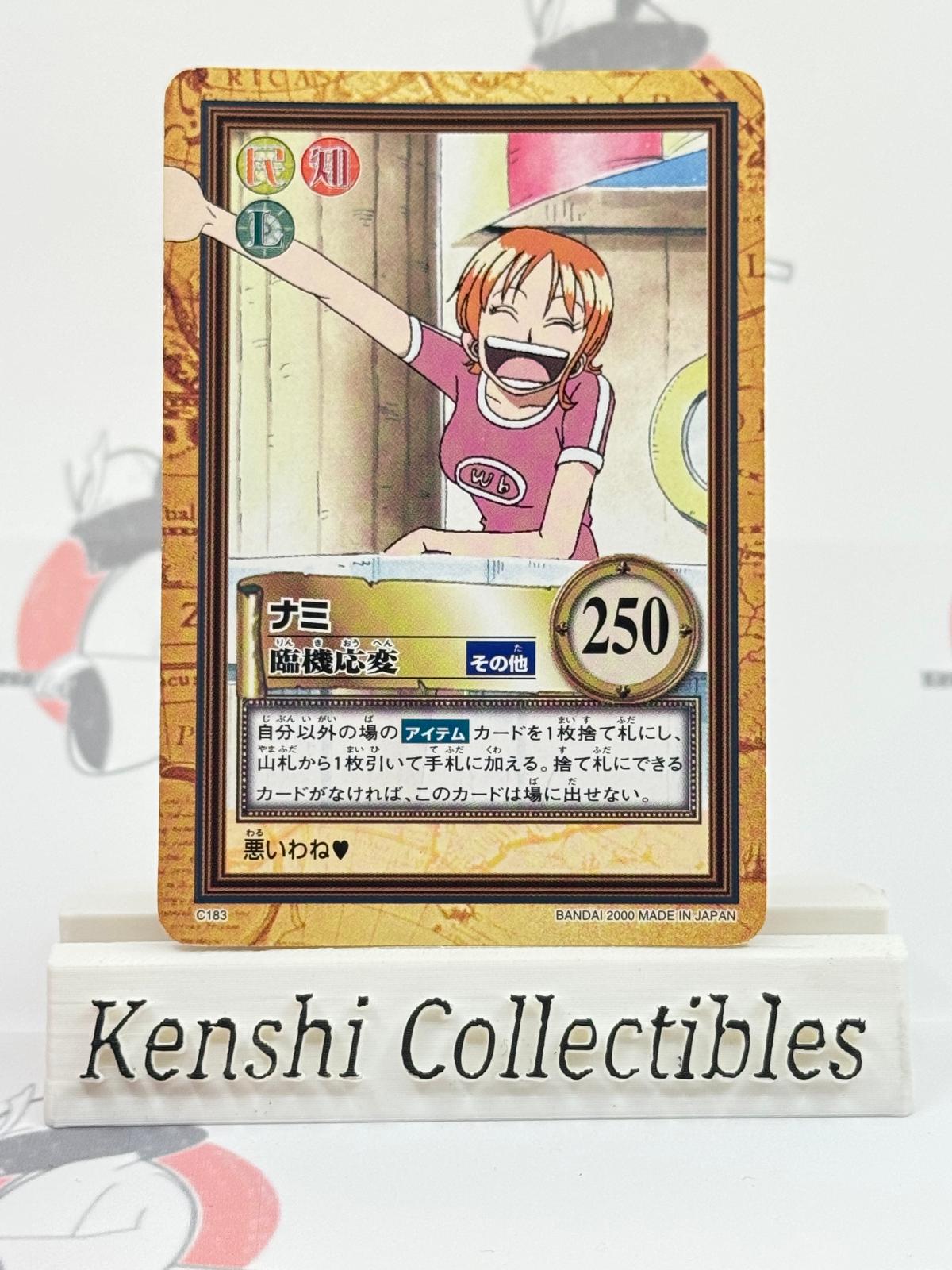 Nami C183 Carddass Moderately Played