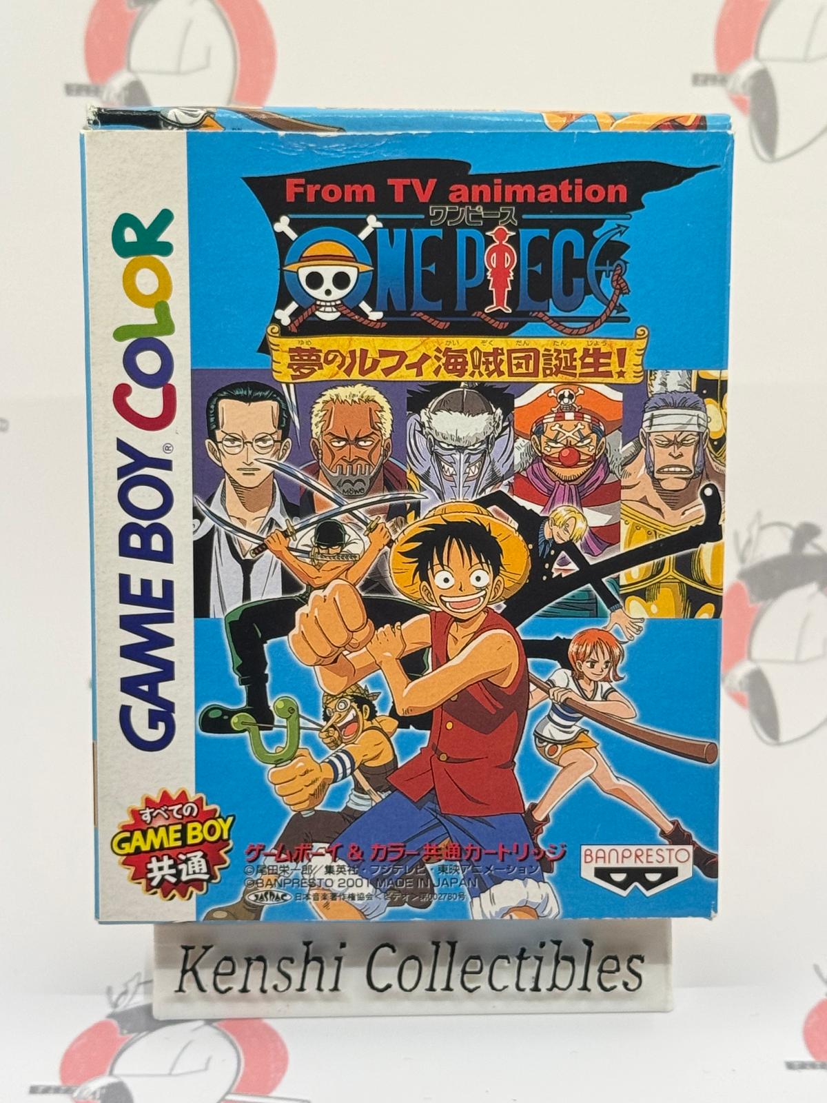 ONE PIECE: YUME NO LUFFY KAIZOKUDAN TANJOU NINTENDO GAMEBOY COLOR (GBC) Japan