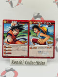 Son Goku Luffy (P DB 03 P OP 03) Miracle Battle Carddass Lightly Played
